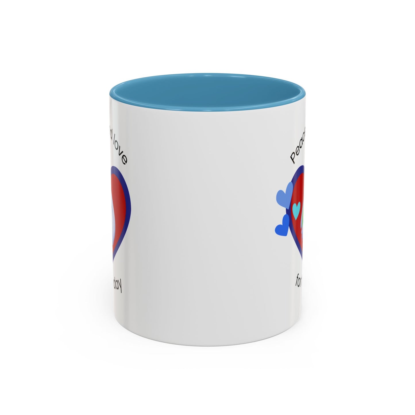 Peace and Love Coffee Mug