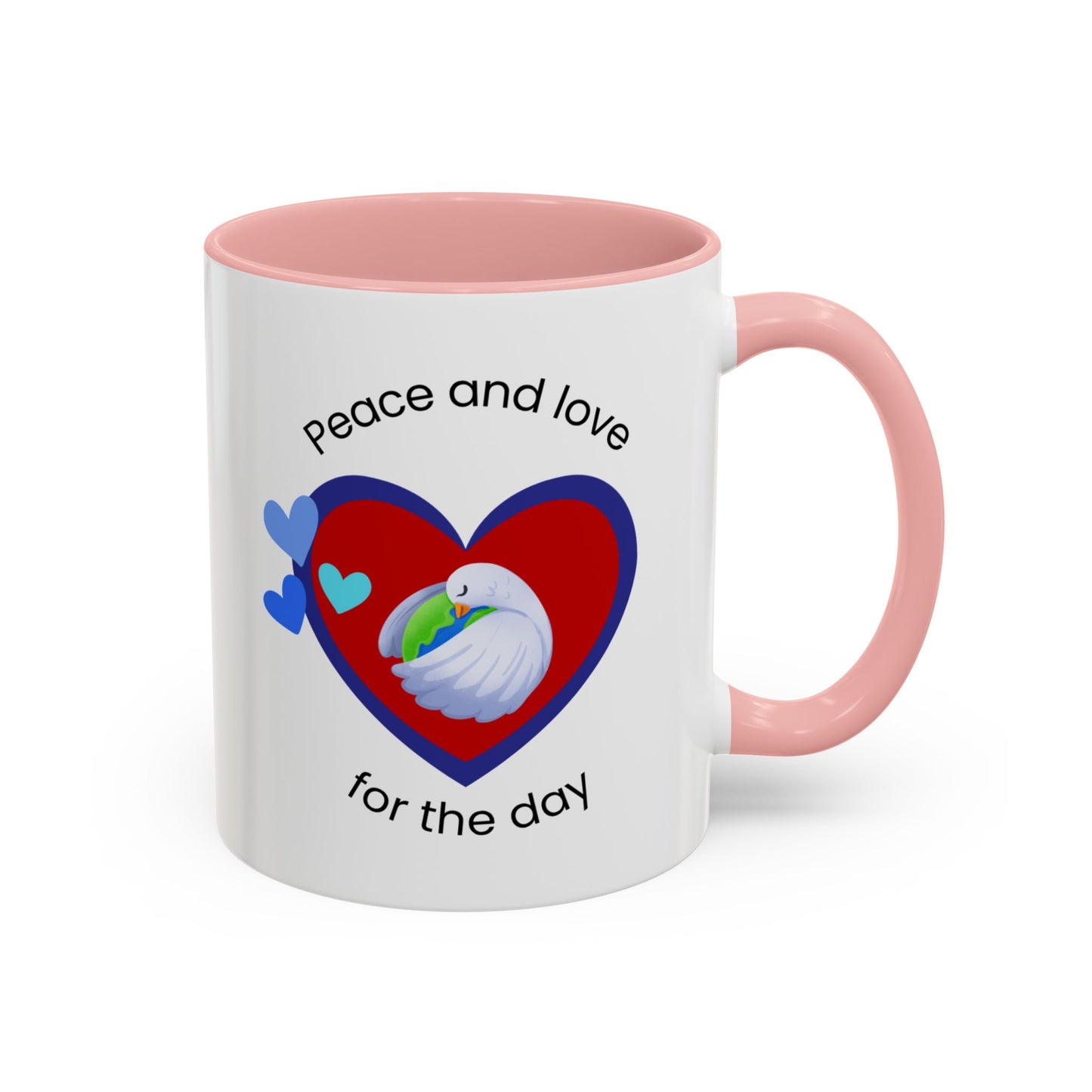 Peace and Love Coffee Mug