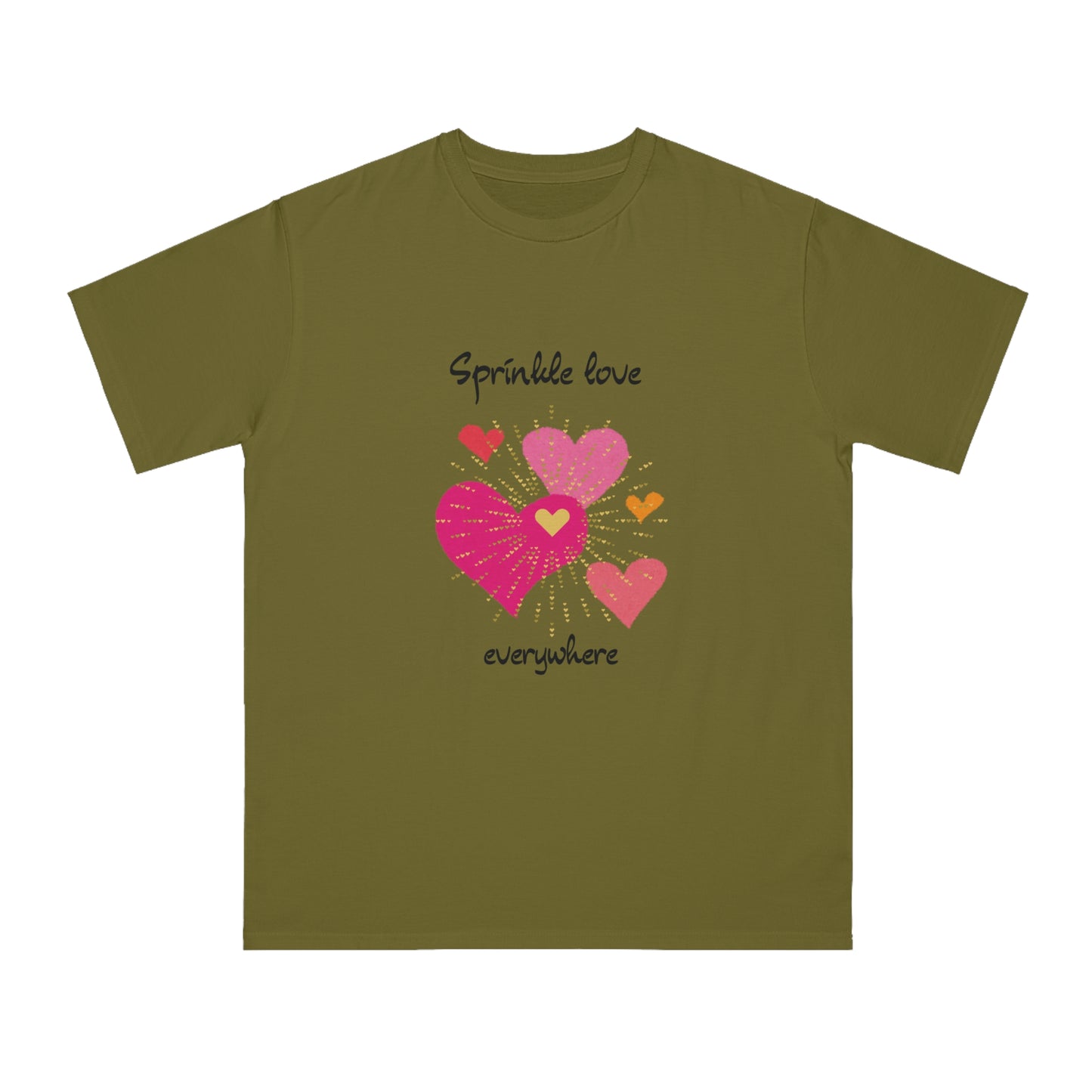 Sprinkle love everywhere ORGANIC T-shirt