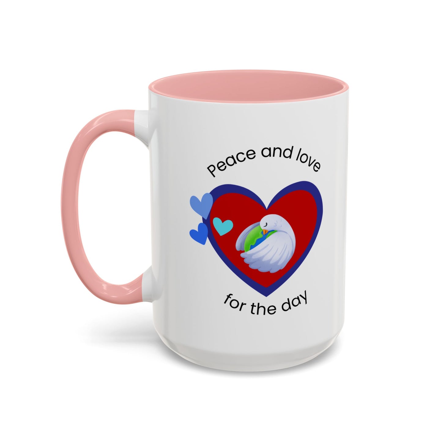 Peace and Love Coffee Mug