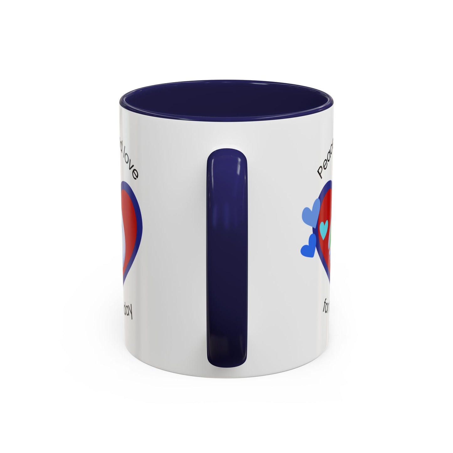 Peace and Love Coffee Mug