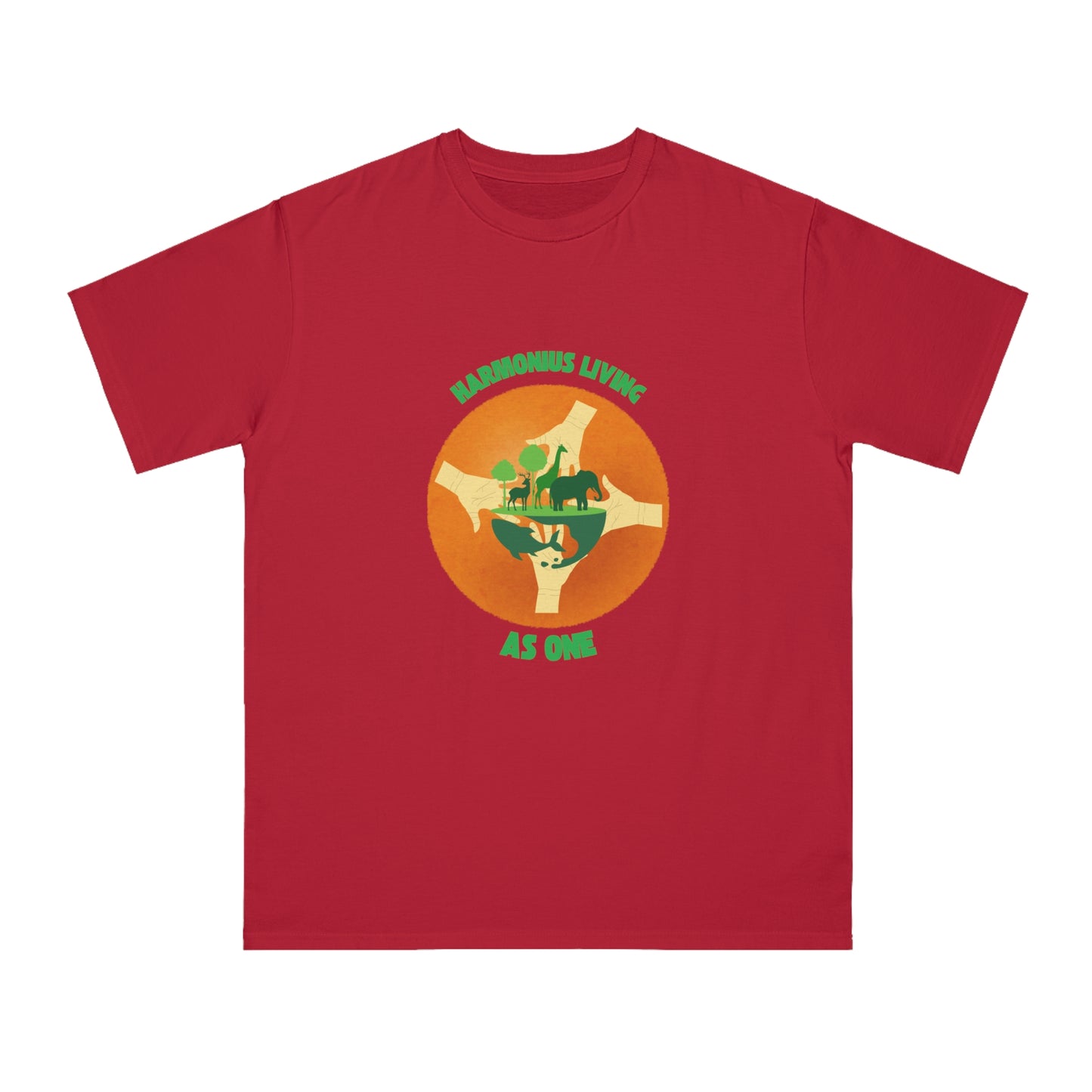 Harmonious living as one ORGANIC T-shirt