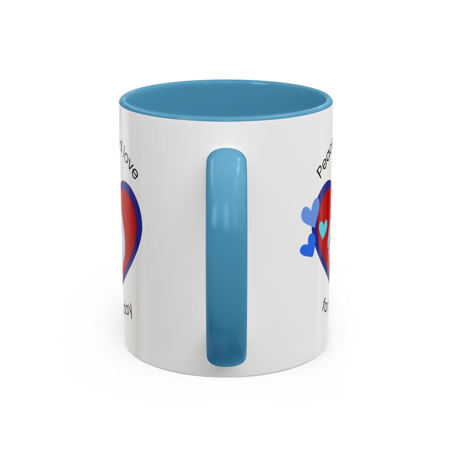 Peace and Love Coffee Mug