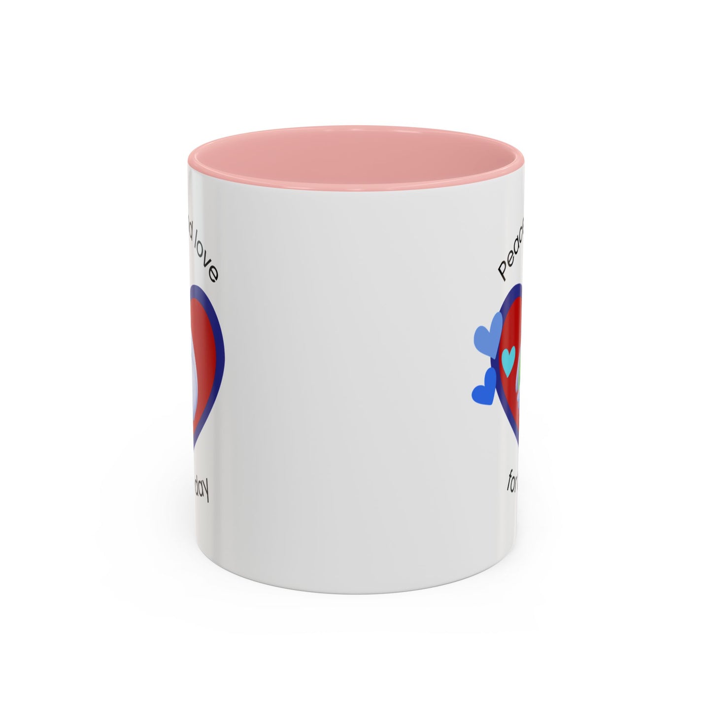 Peace and Love Coffee Mug