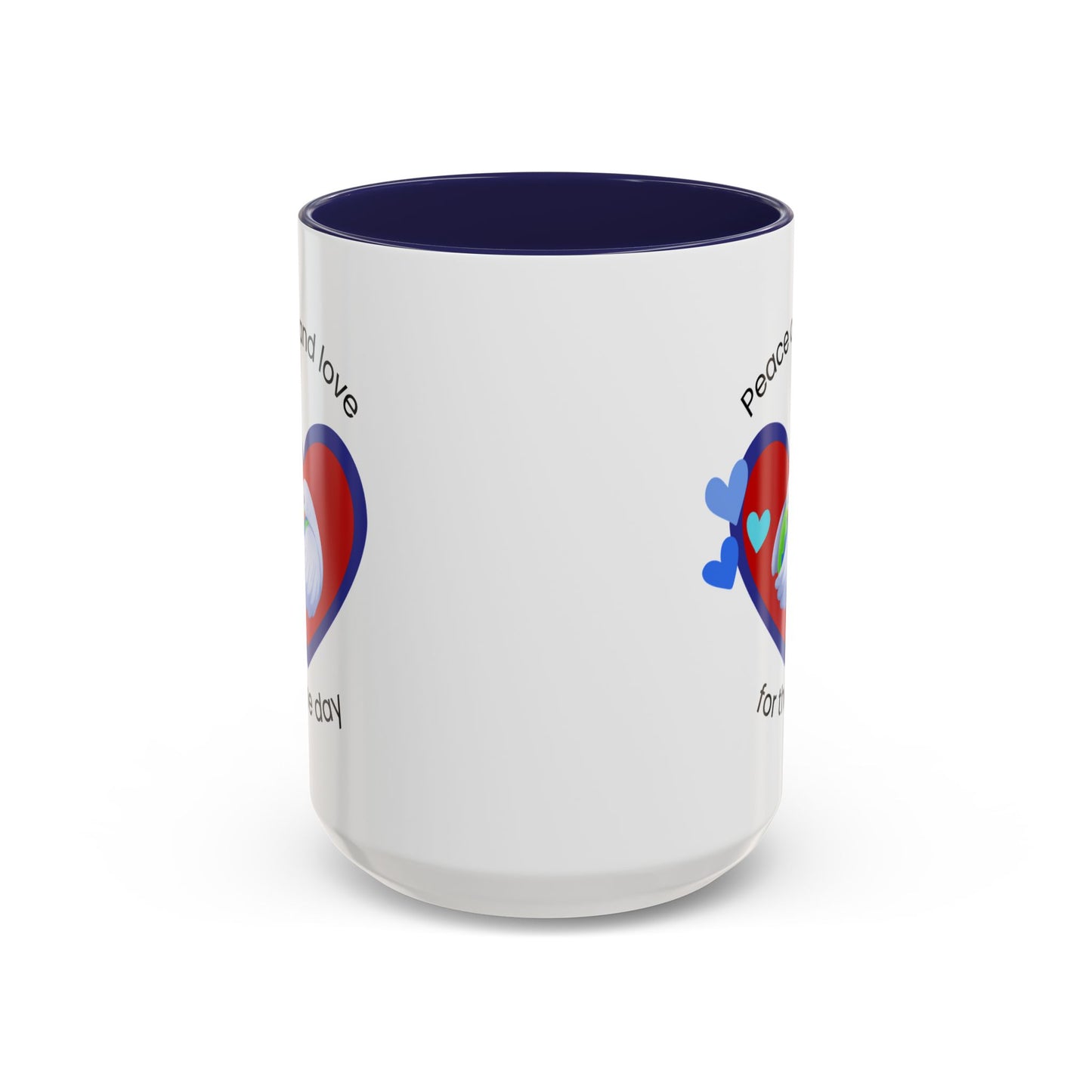 Peace and Love Coffee Mug