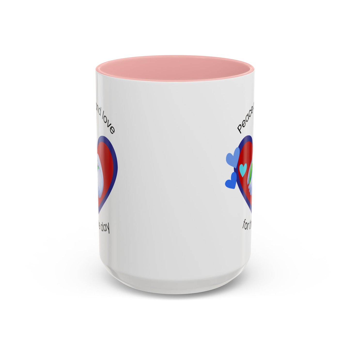 Peace and Love Coffee Mug