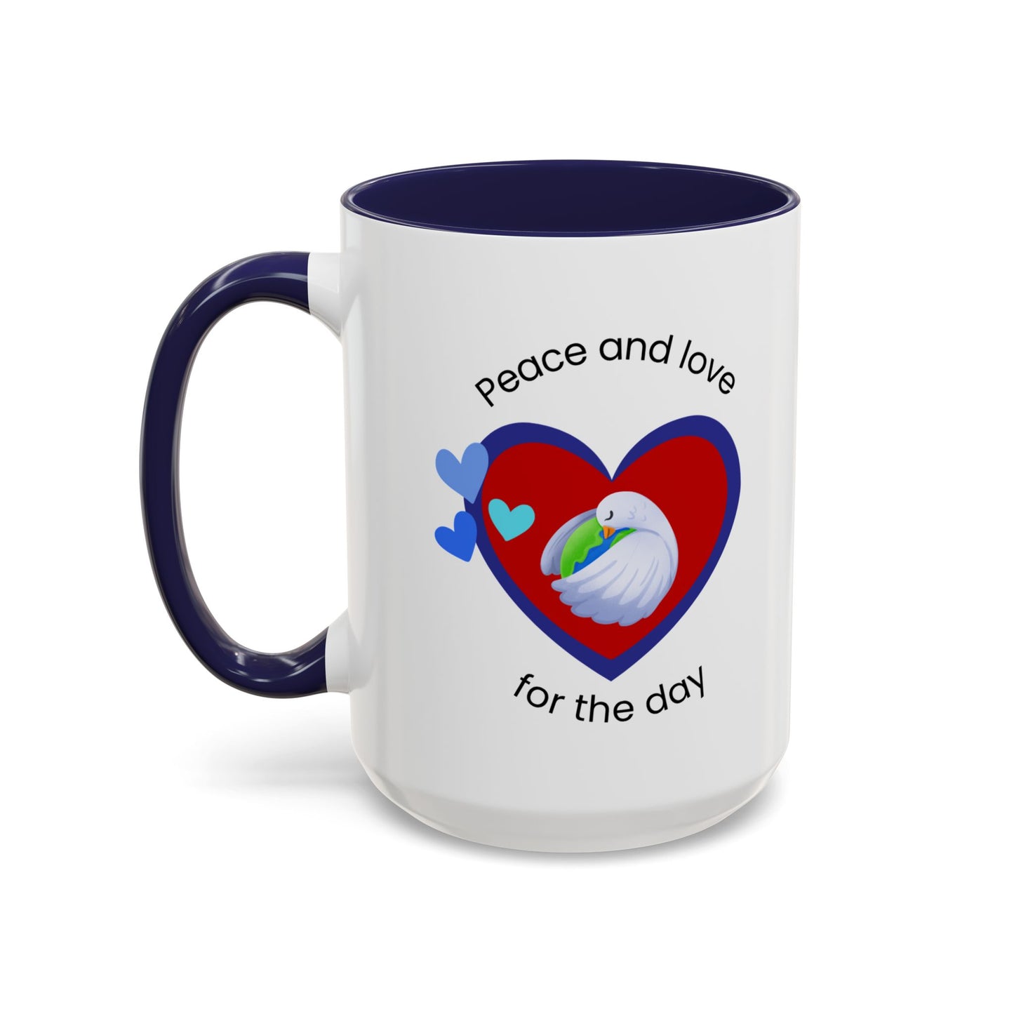 Peace and Love Coffee Mug