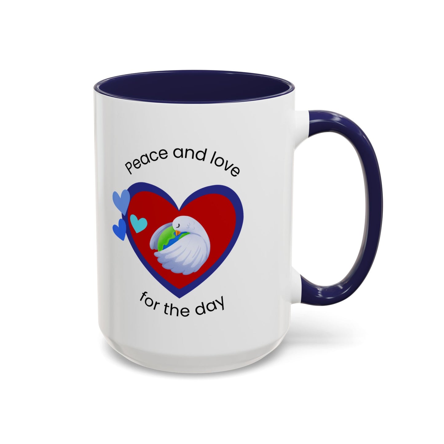 Peace and Love Coffee Mug