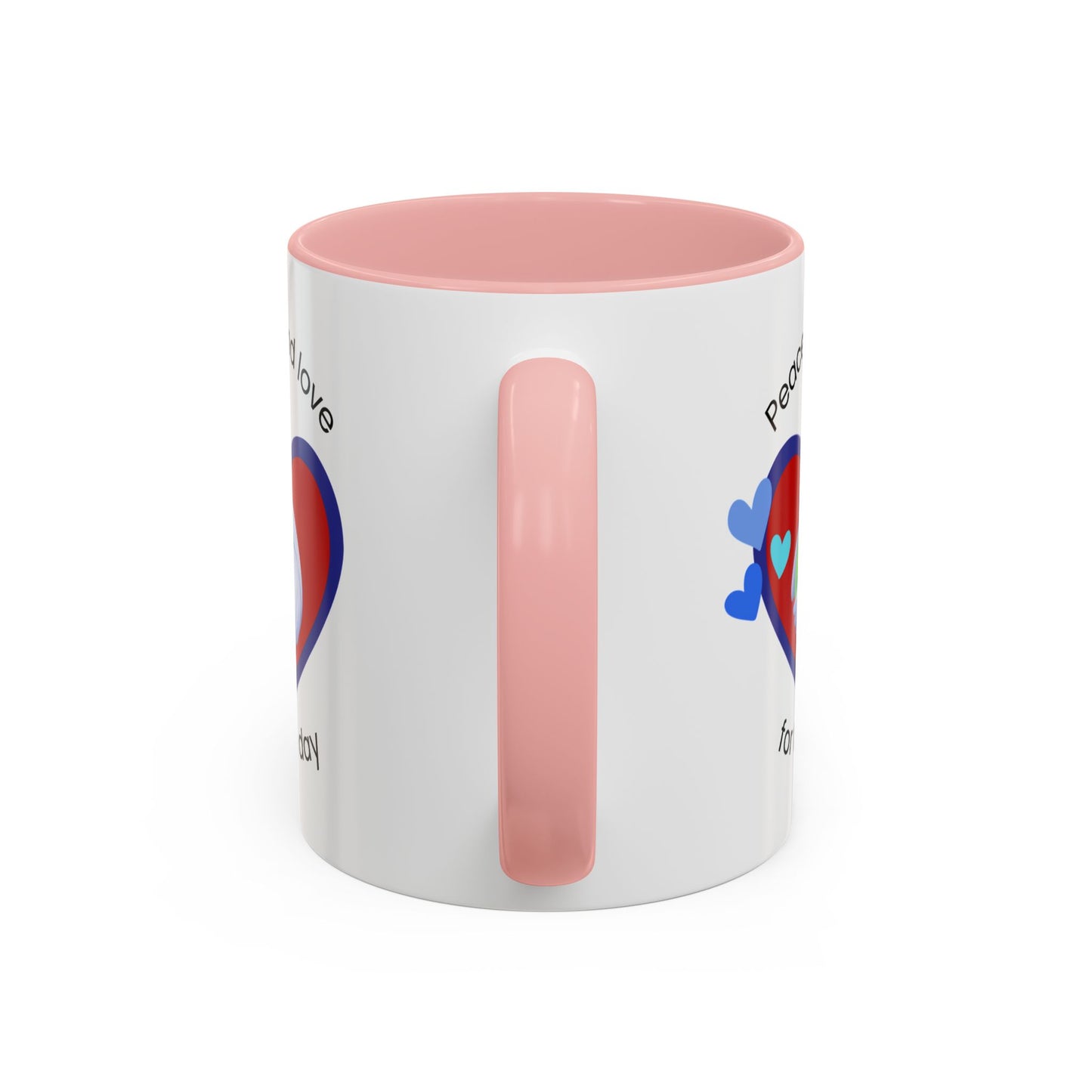 Peace and Love Coffee Mug