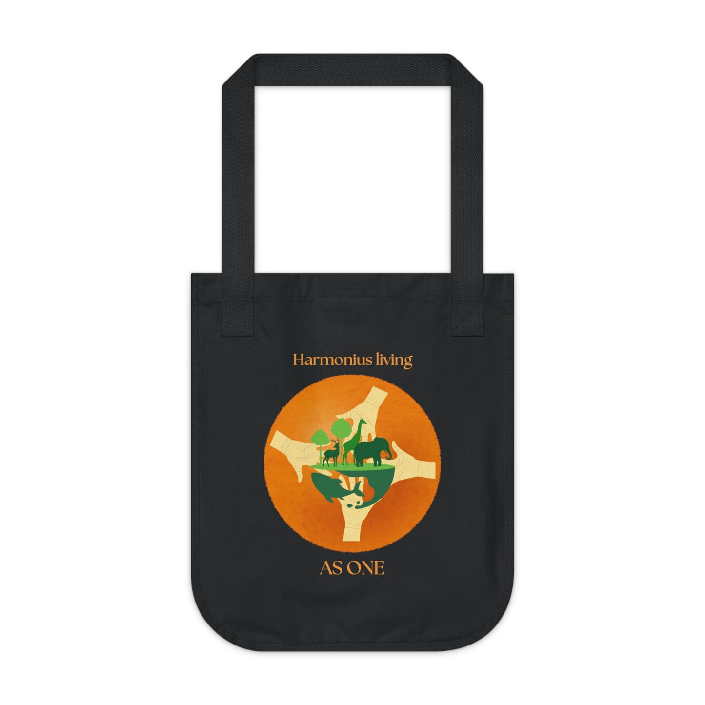 Harmonious Living as one ORGANIC Tote Bag