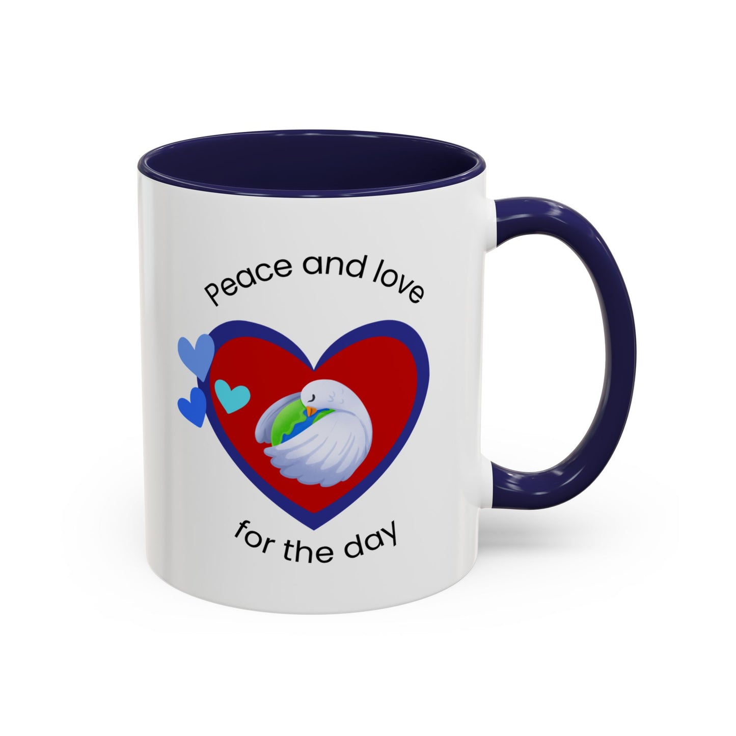 Peace and Love Coffee Mug