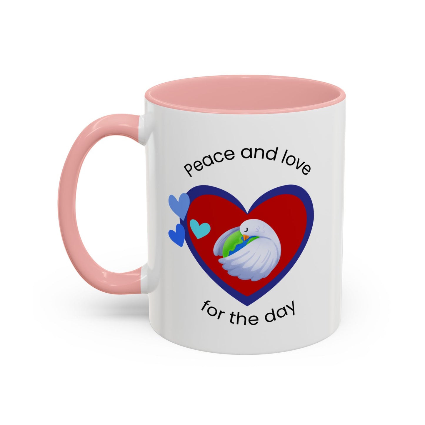 Peace and Love Coffee Mug