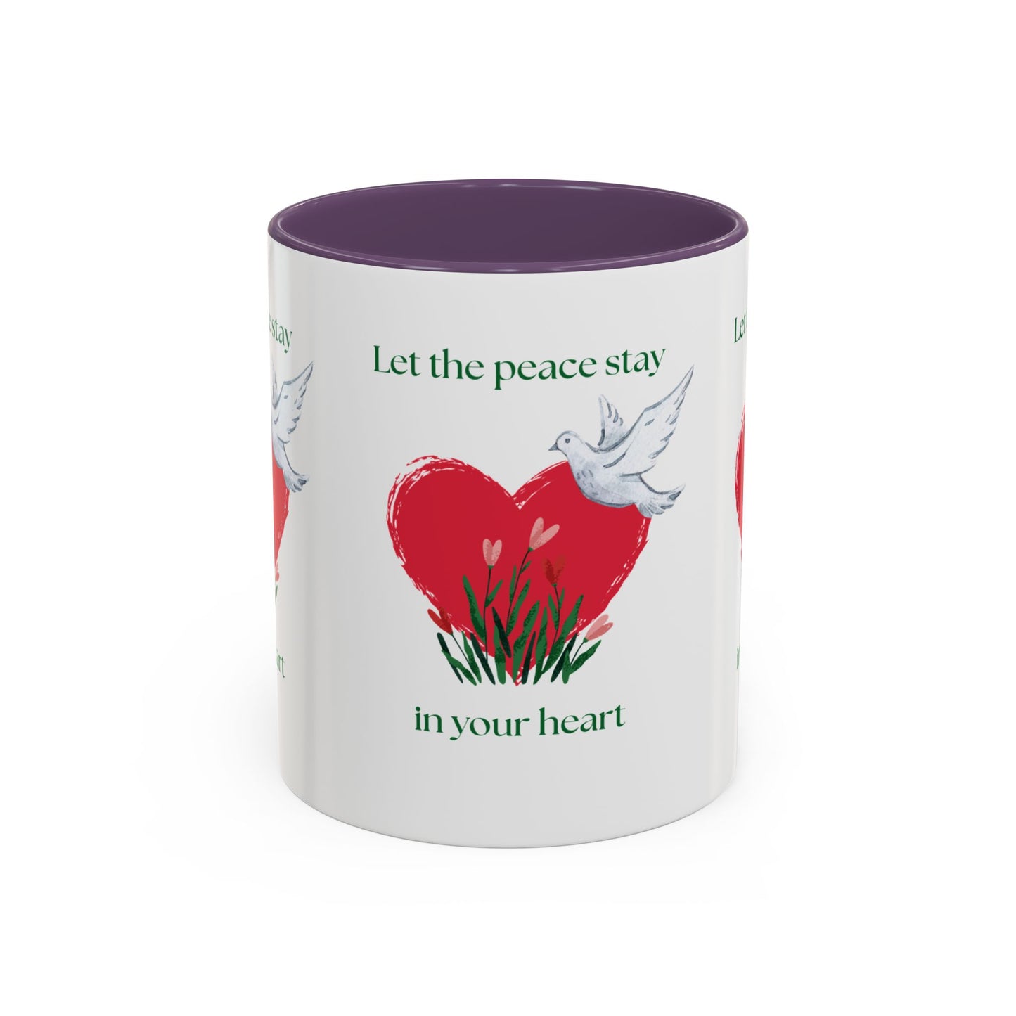 Let the peace stay in your heart Mug