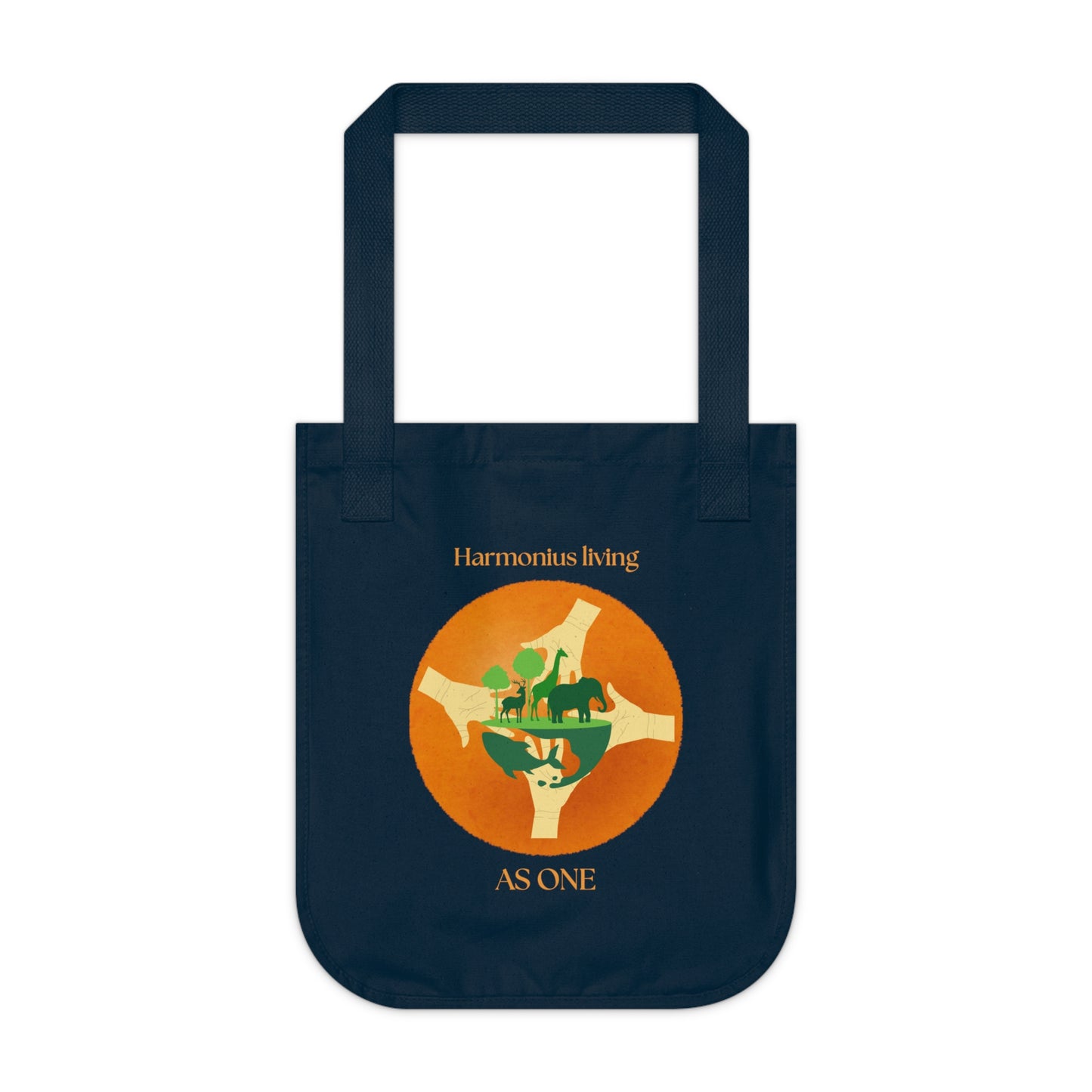 Harmonious Living as one ORGANIC Tote Bag