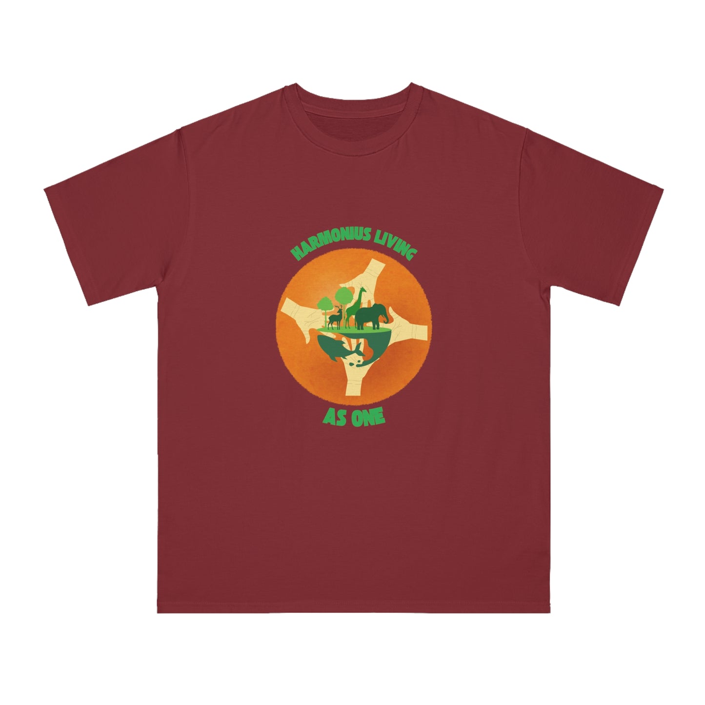 Harmonious living as one ORGANIC T-shirt