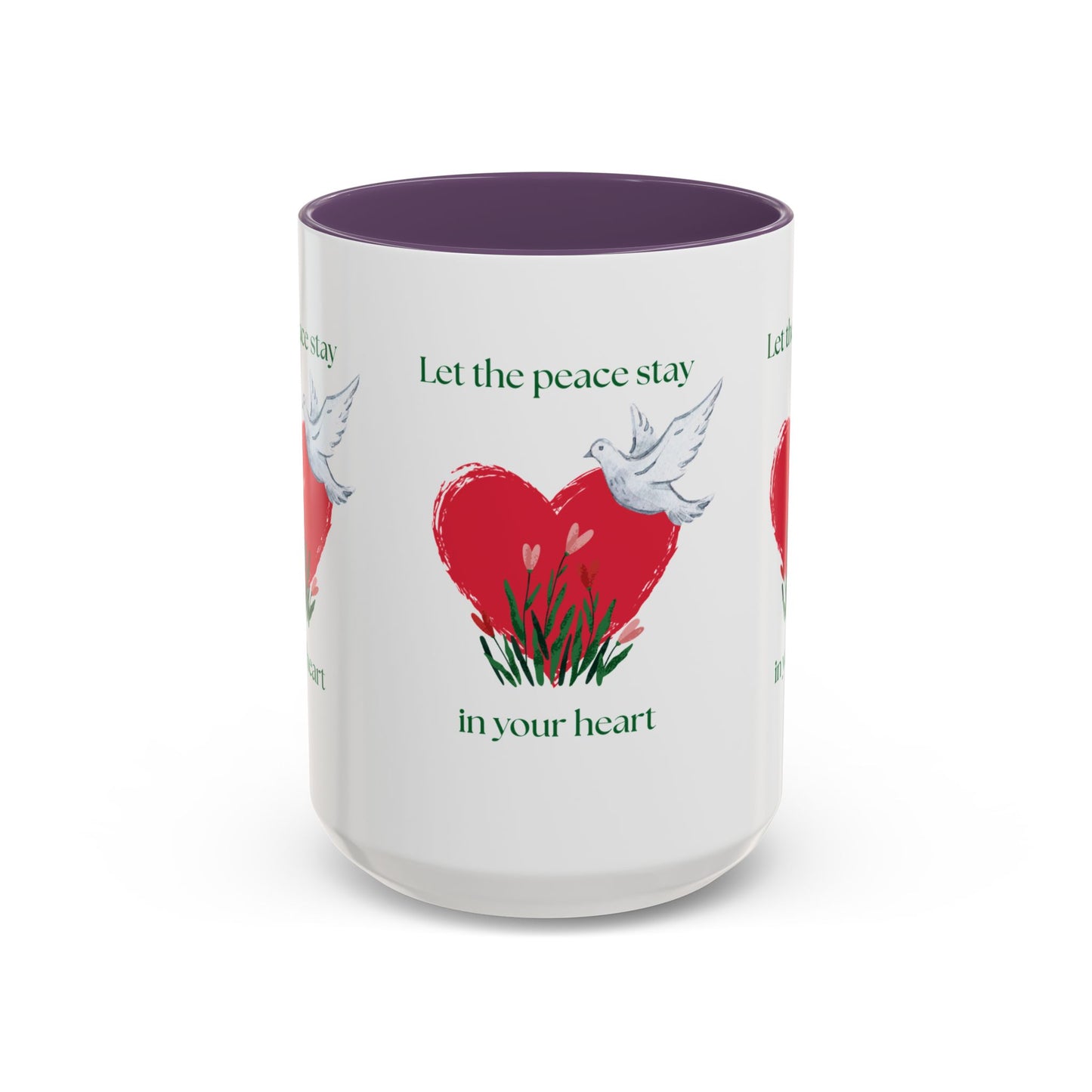 Let the peace stay in your heart Mug