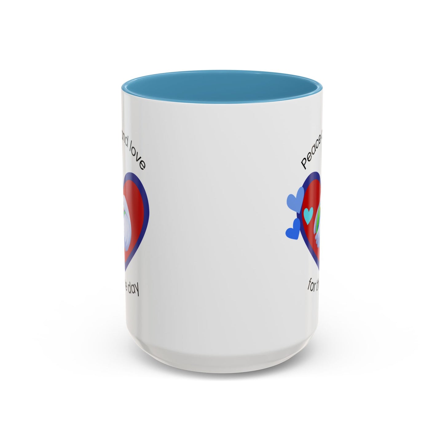 Peace and Love Coffee Mug