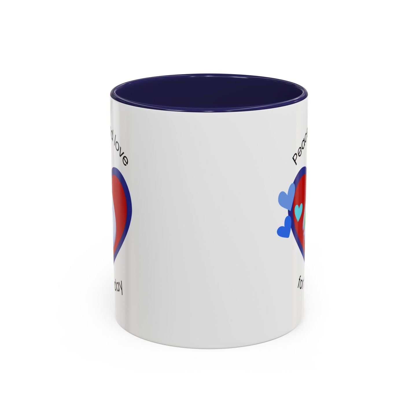 Peace and Love Coffee Mug