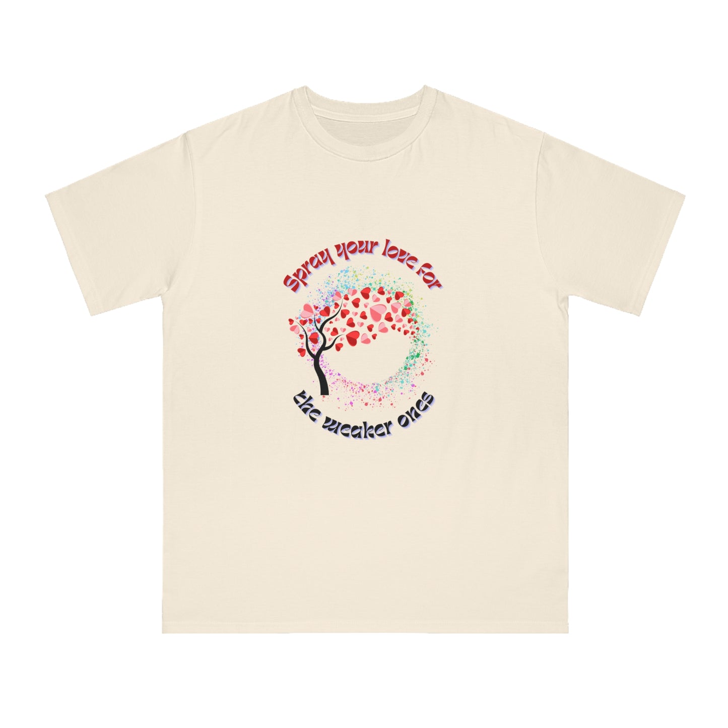 Spray your love for the weaker ones ORGANIC T-shirt