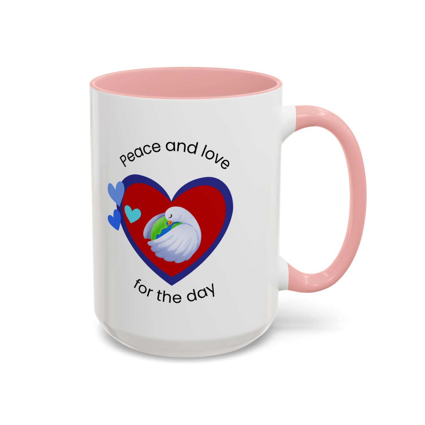 Peace and Love Coffee Mug