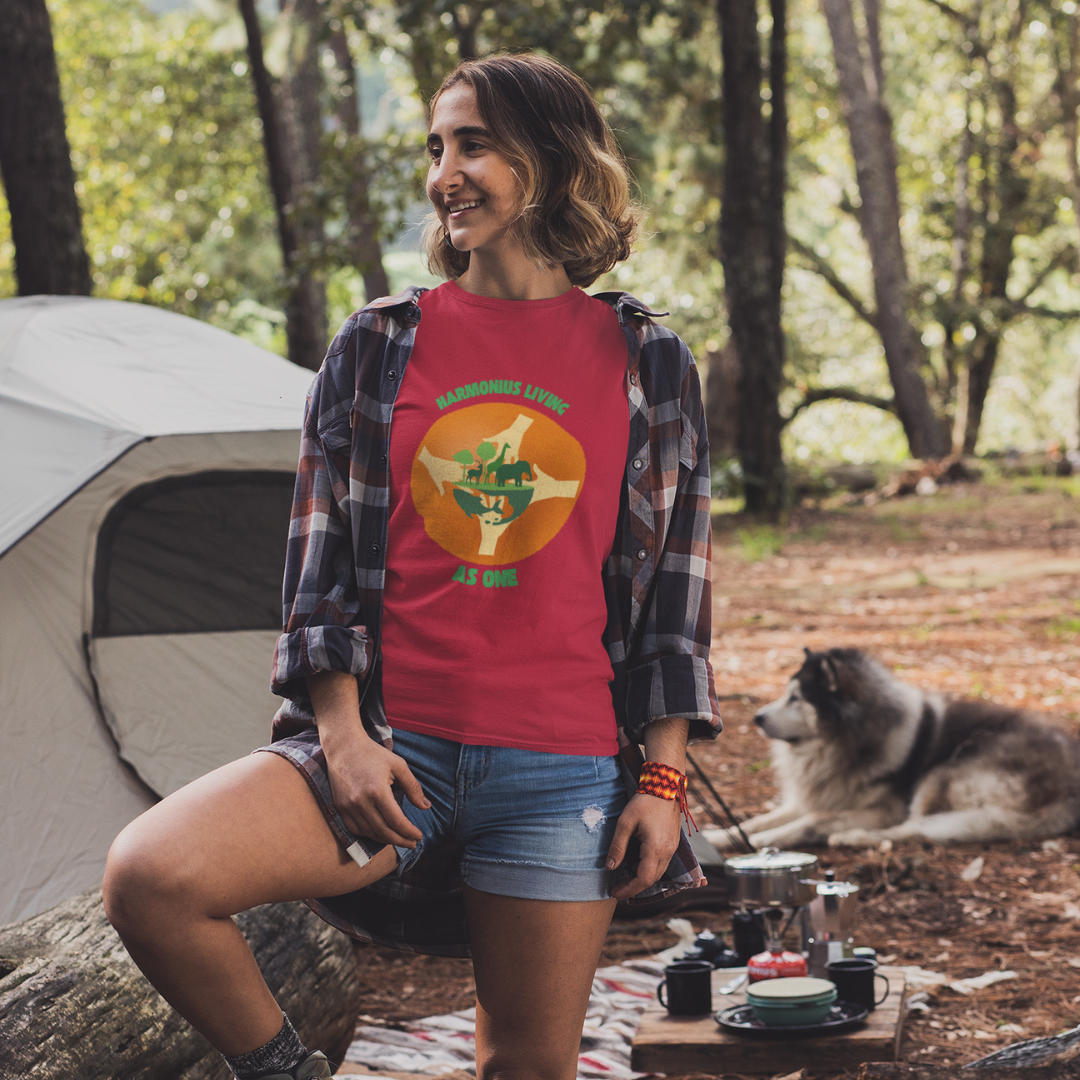 Harmonious living as one ORGANIC T-shirt