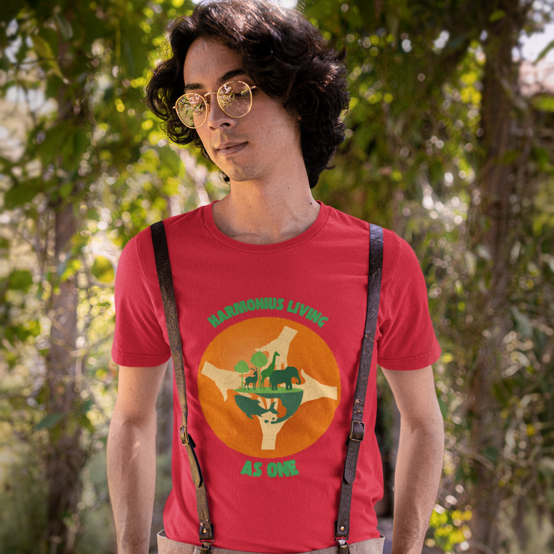 Harmonious living as one ORGANIC T-shirt