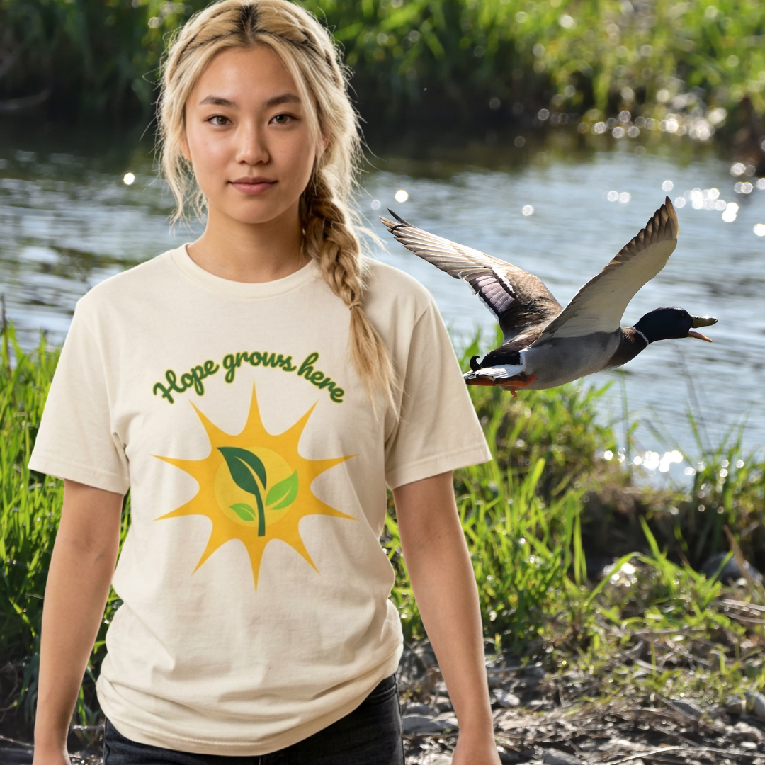 Hope Grows Here Organic T-shirt