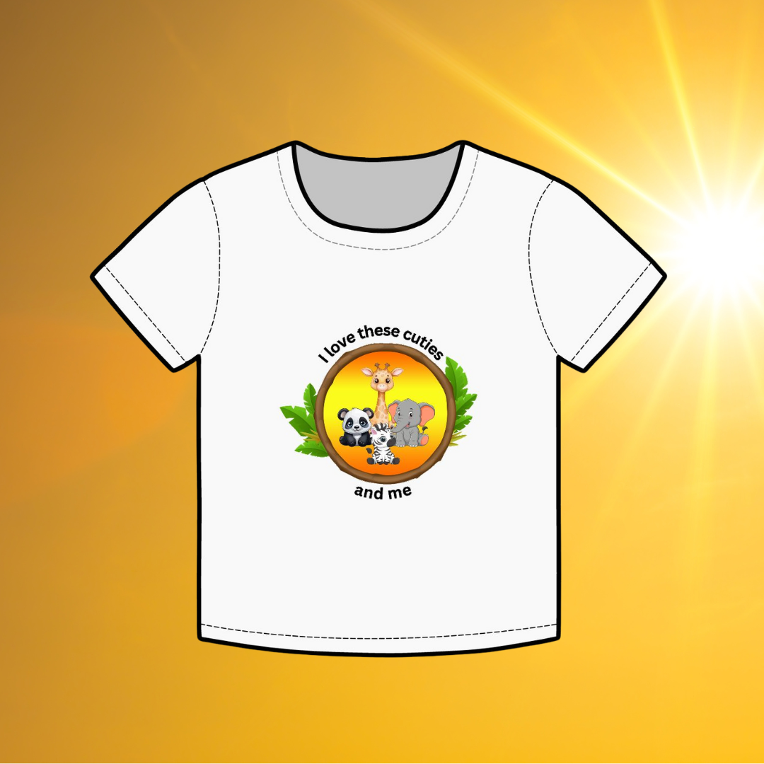 I Love These Cuties & Me Organic Baby Tee