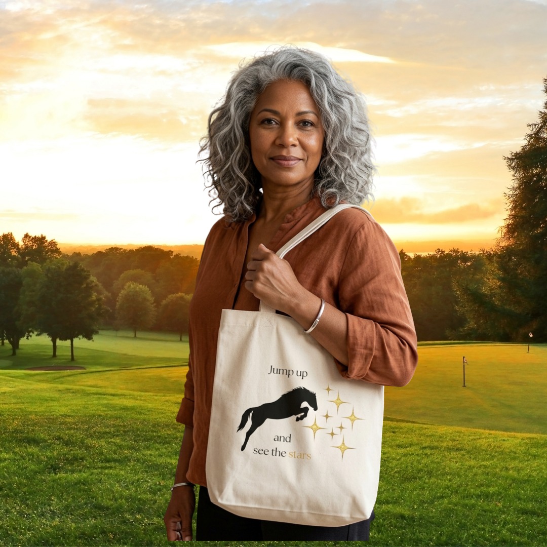 Jump up and see the stars Organic Tote bag