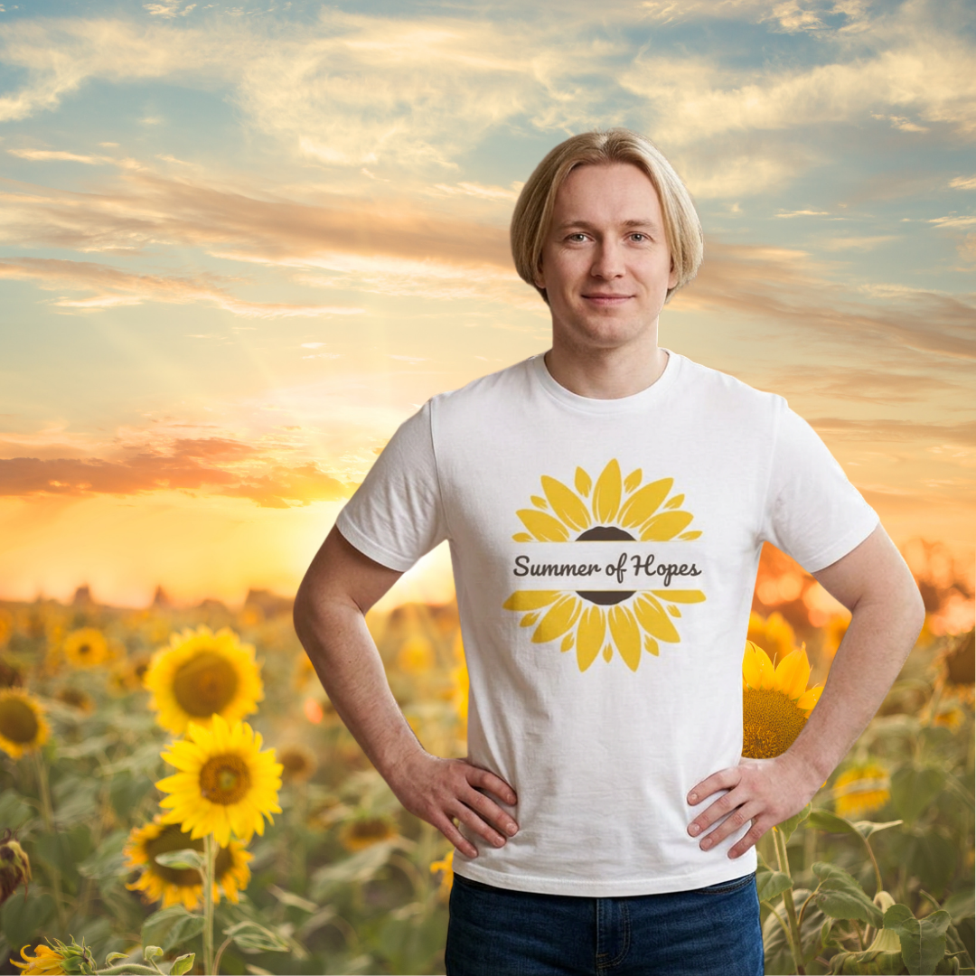 Summer of Hopes Sunflower Organic T-Shirt