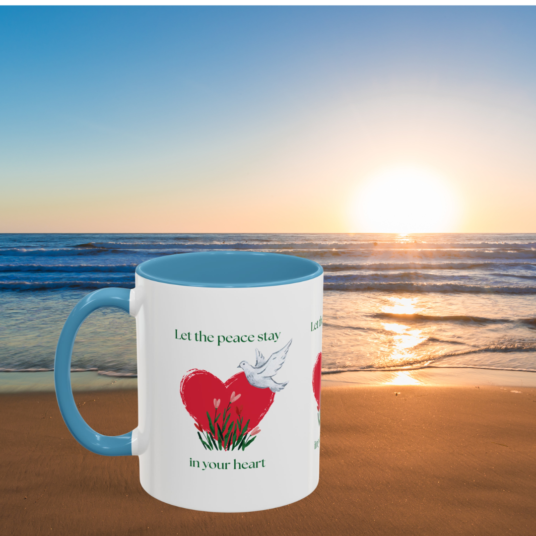 Let the peace stay in your heart Mug