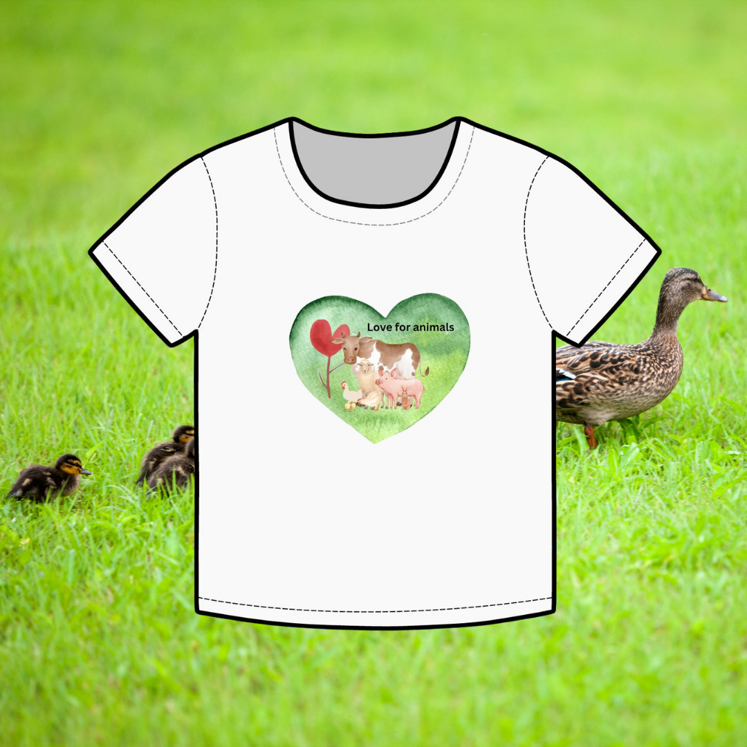 Love for Animals Organic Baby Tee