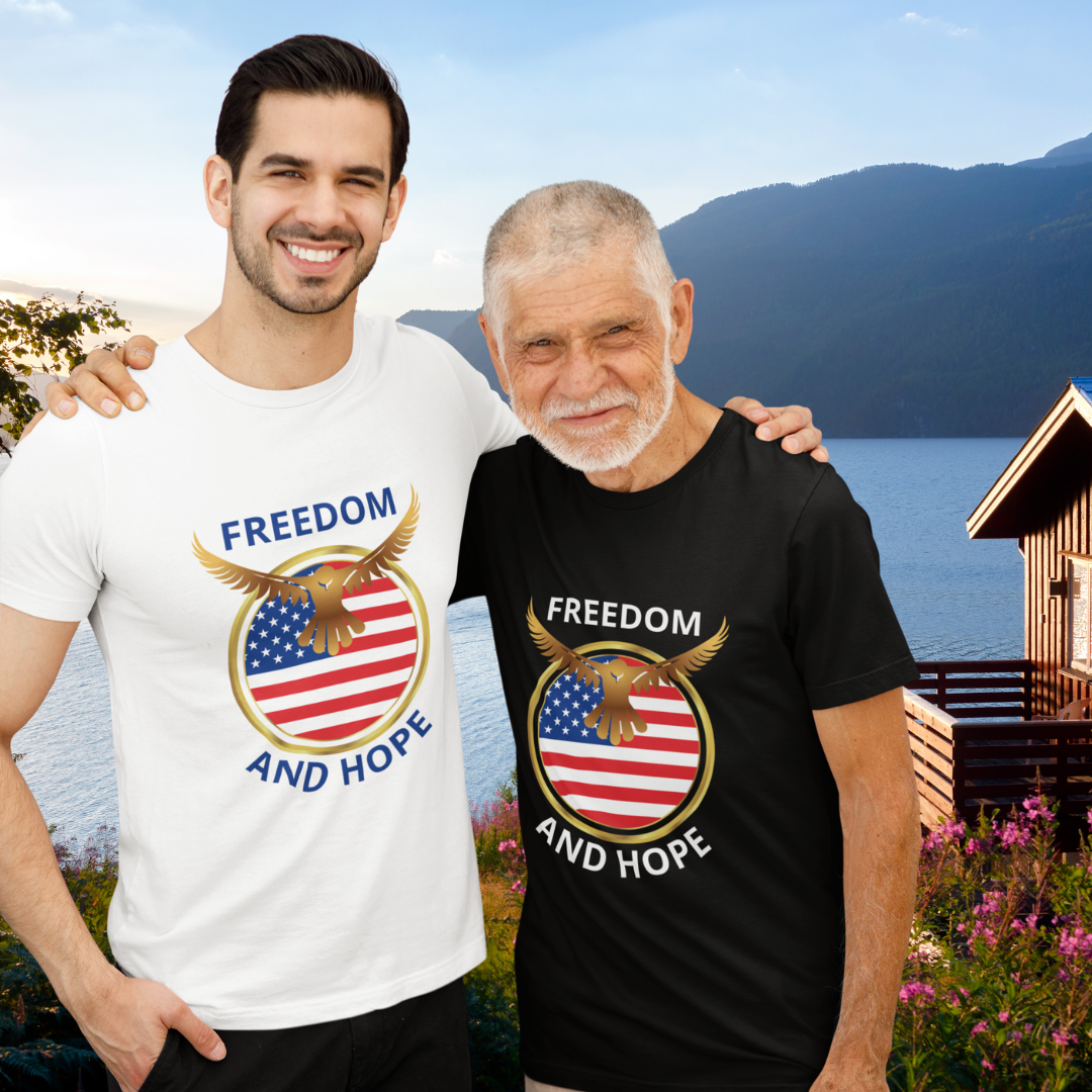 Freedom and Hope Organic T-Shirt - Black