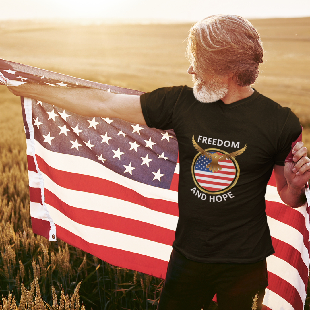 Freedom and Hope Organic T-Shirt - Black