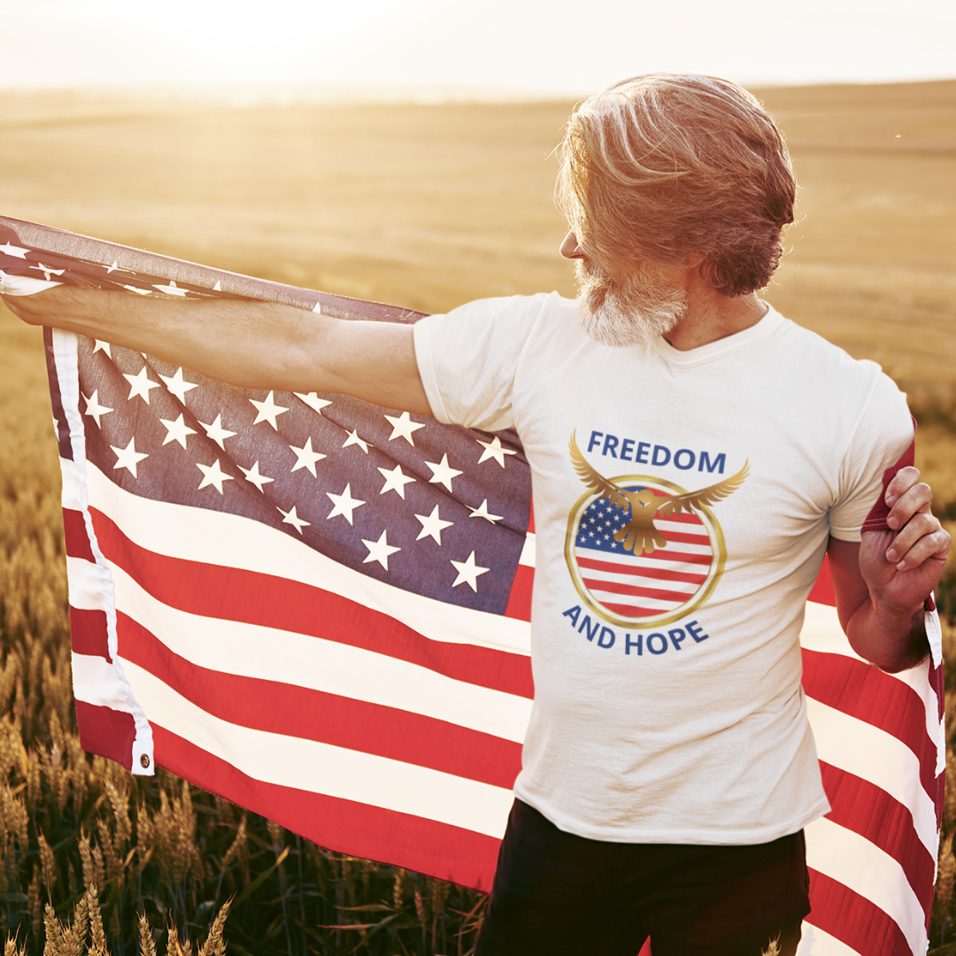 Freedom and Hope Organic T-Shirt - White