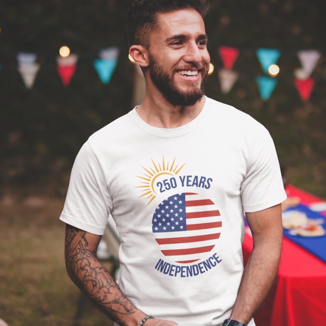 250 Years of Independence Organic T-Shirt - White