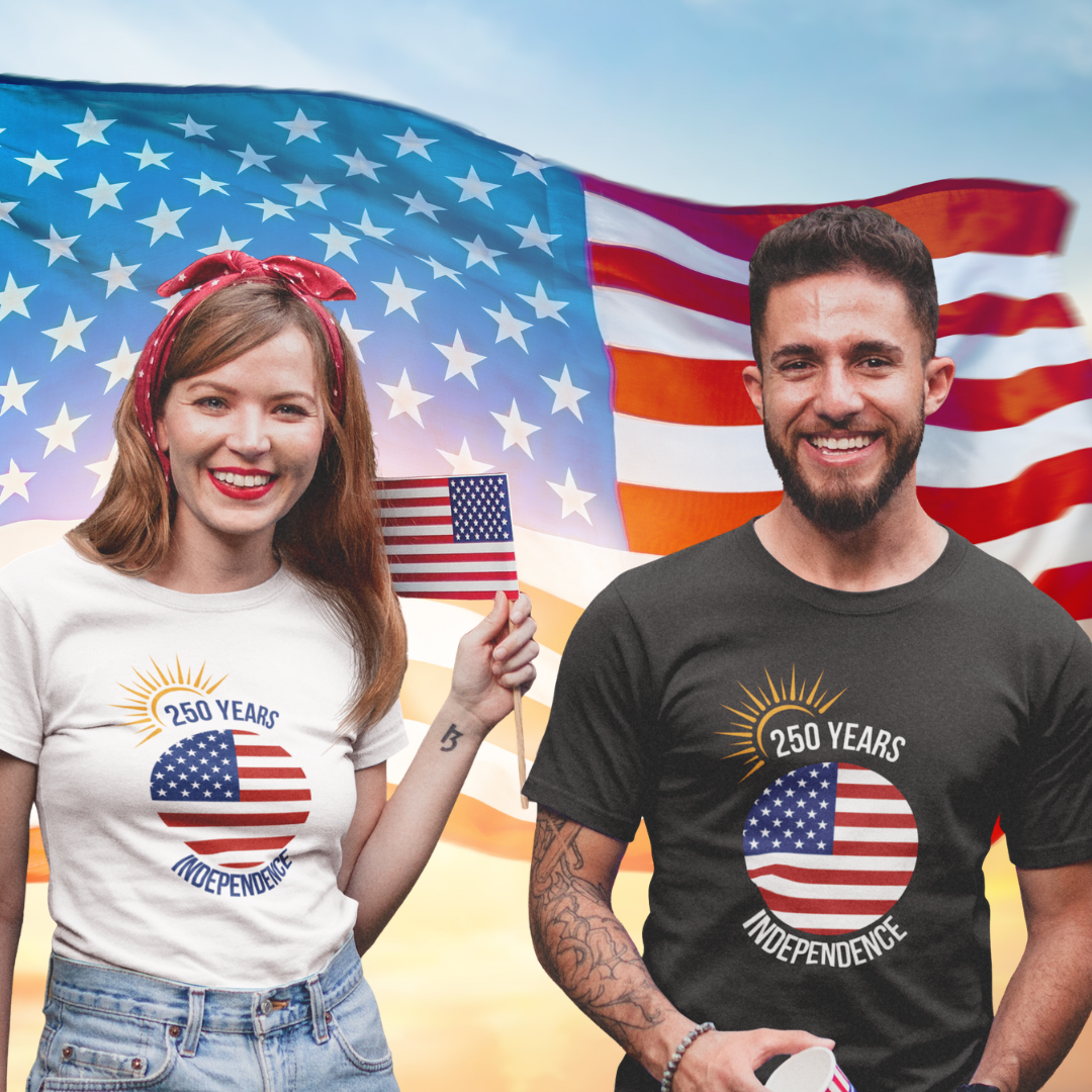 250 Years of Independence Organic T-Shirt - White