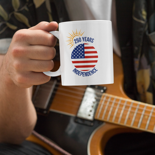 250 Years of Independence Ceramic Mug - 11 oz