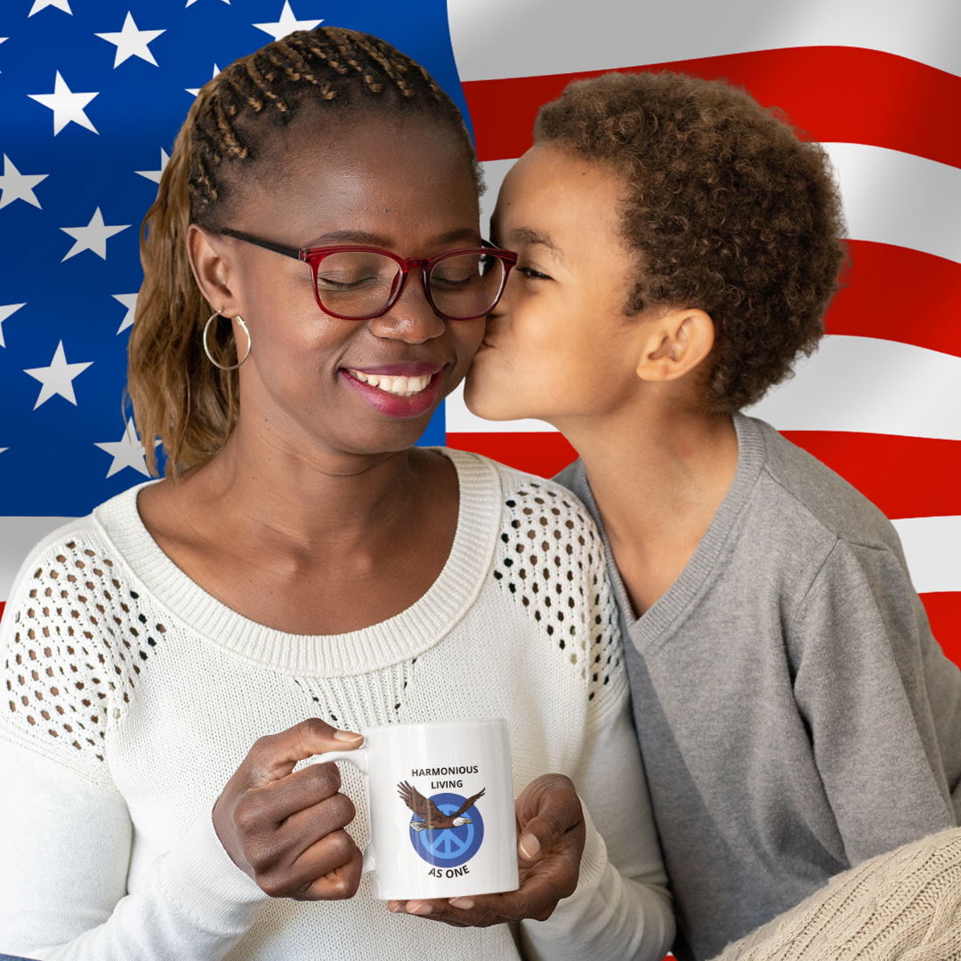 Harmonious Living As One Ceramic Mug - 11 oz