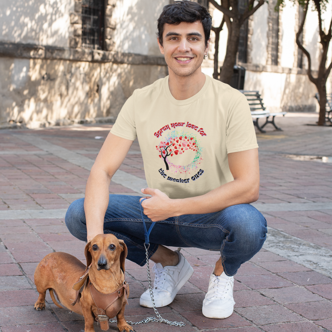 Spray your love for the weaker ones ORGANIC T-shirt