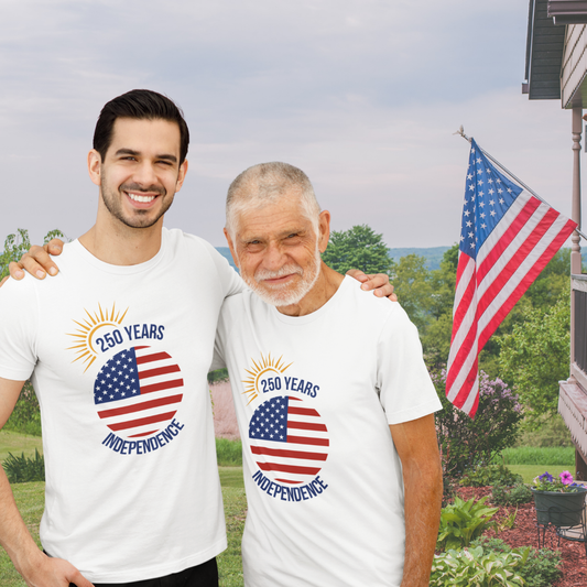 250 Years of Independence Organic T-Shirt - White