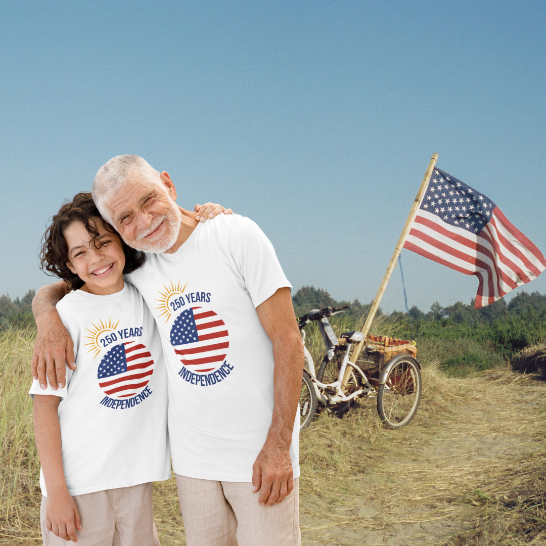 250 Years of Independence Organic T-Shirt - White