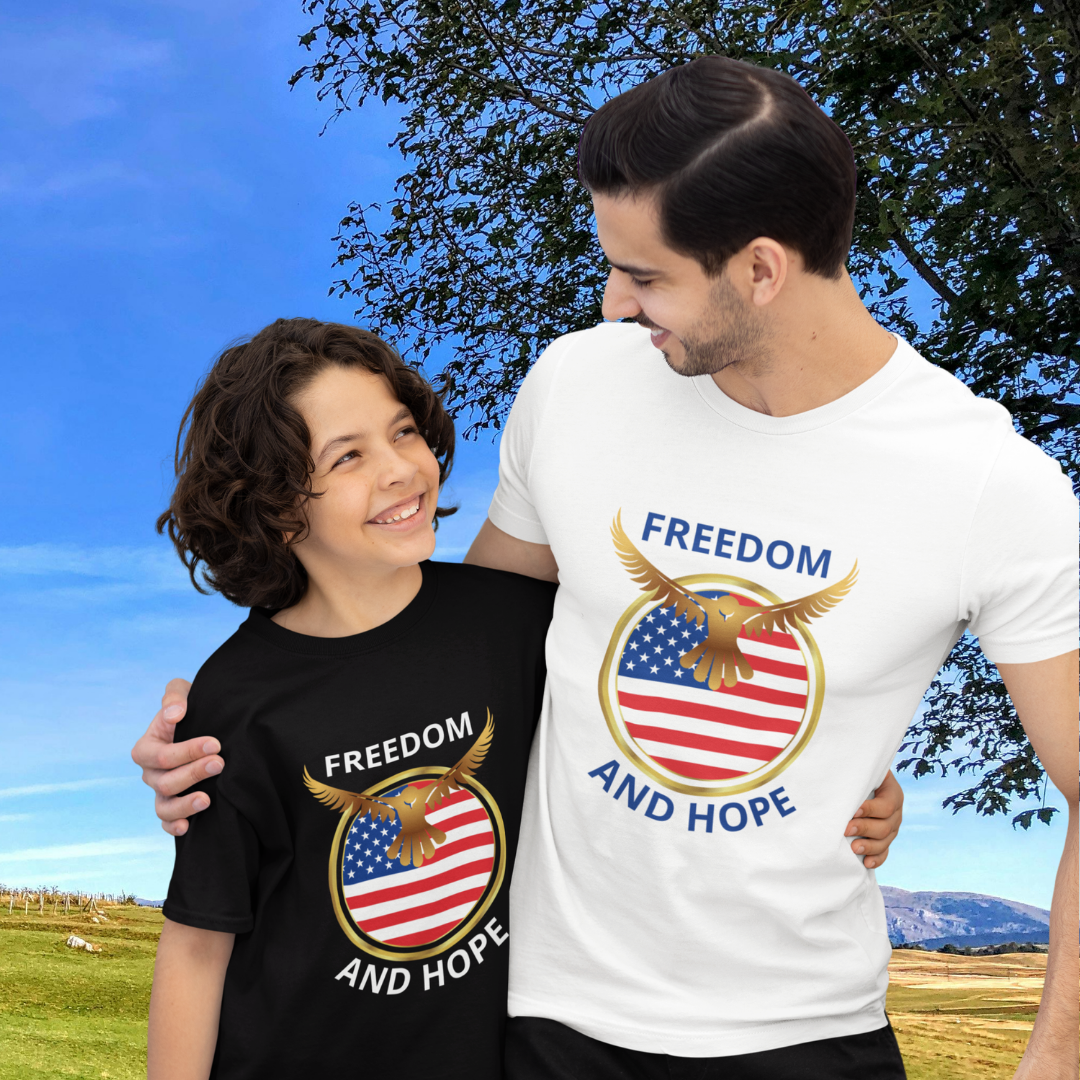 Freedom and Hope Organic T-Shirt - White