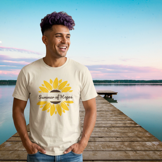 Summer of Hopes Sunflower Organic T-Shirt