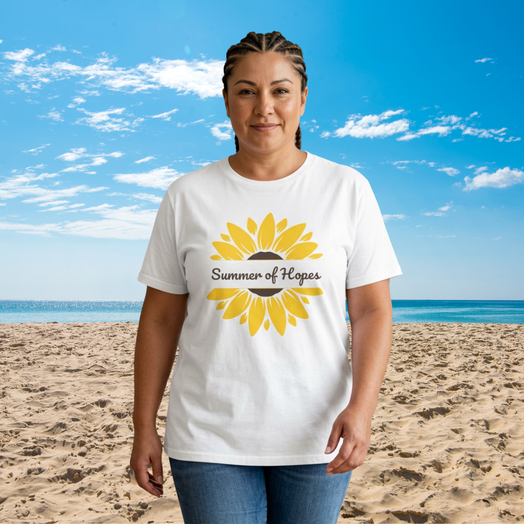 Summer of Hopes Sunflower Organic T-Shirt