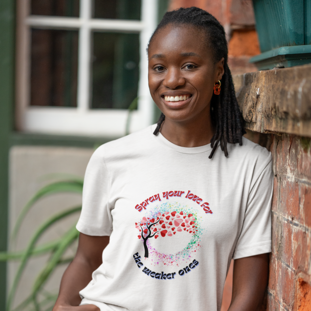 Spray your love for the weaker ones ORGANIC T-shirt