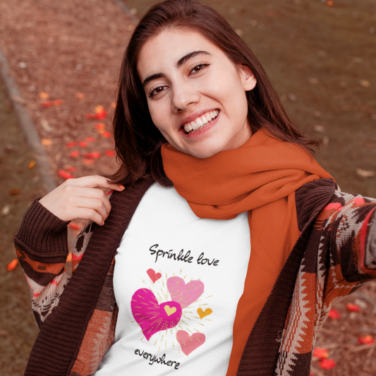 Sprinkle love everywhere ORGANIC T-shirt