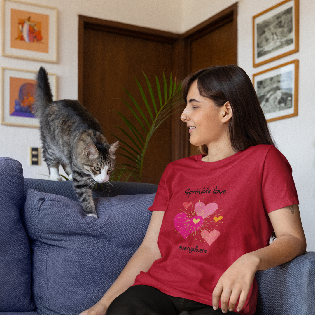Sprinkle love everywhere ORGANIC T-shirt
