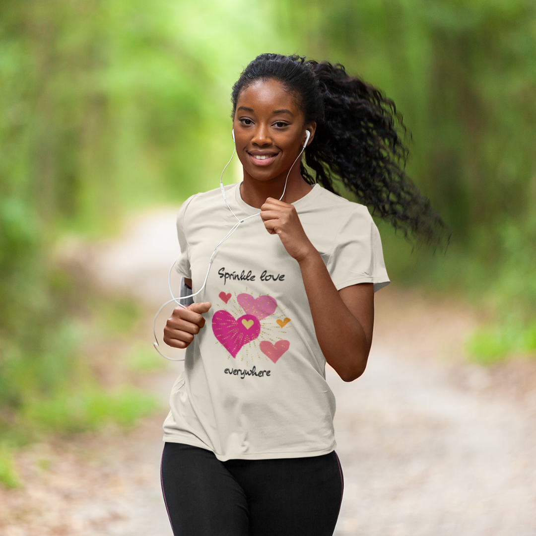 Sprinkle love everywhere ORGANIC T-shirt