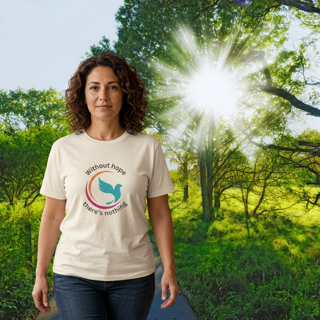 Without hope there's nothing Organic T-shirt